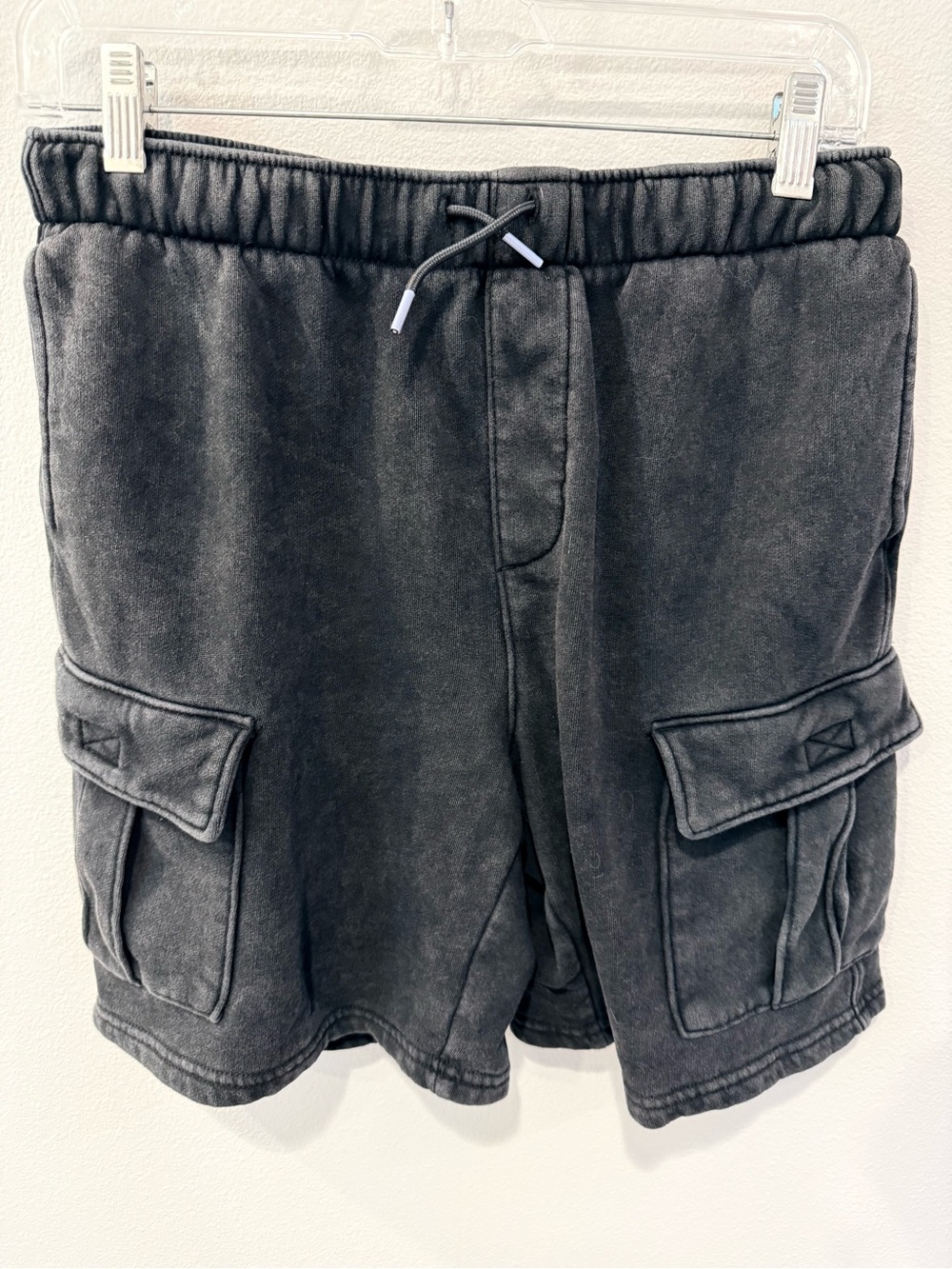 Old Navy Black Kids Sweat Cargo Shorts